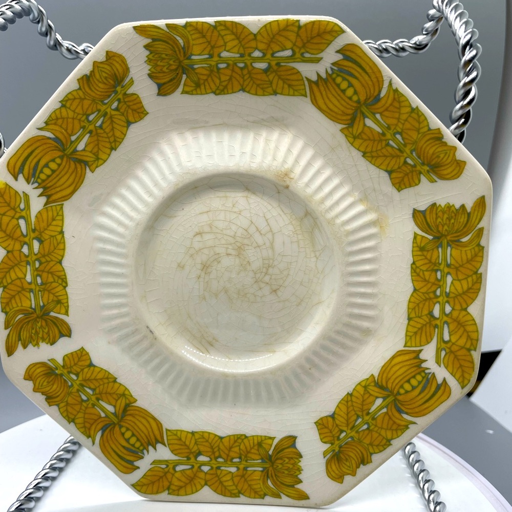 Independence Ironstone By Interpace (Japan) Daffodil saucer Plate 1970